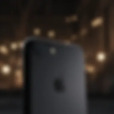 Sleek and Stylish iPhone 7 in Midnight Black