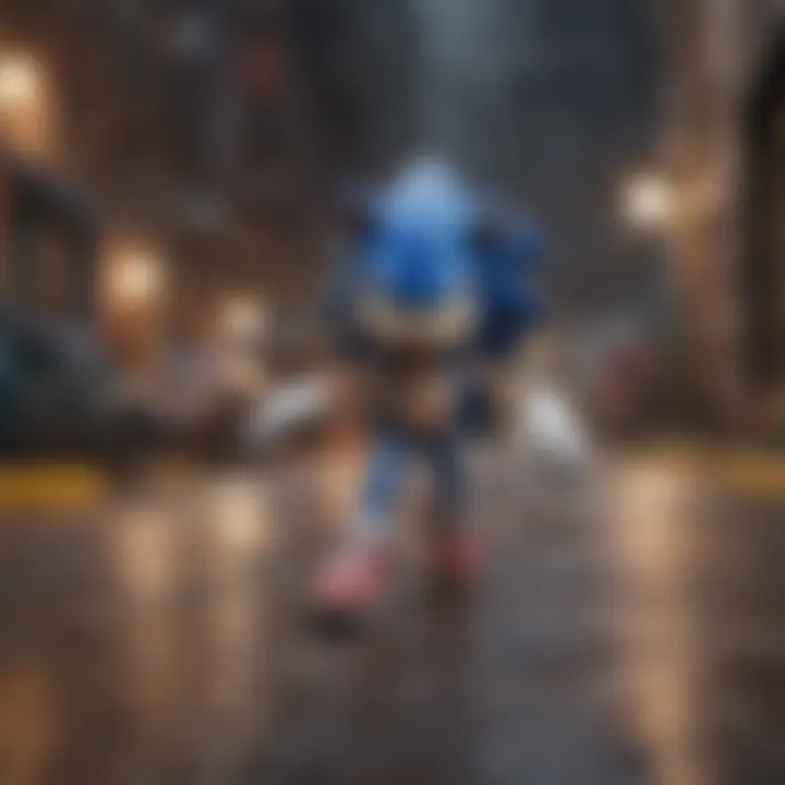 Cinematic Sonic Movie Scene