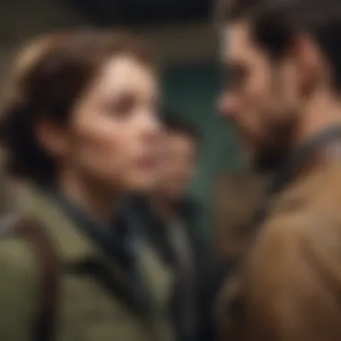 Tension and Drama in Vera A scene depicting a pivotal moment in the plot, illustrating the tension and drama.