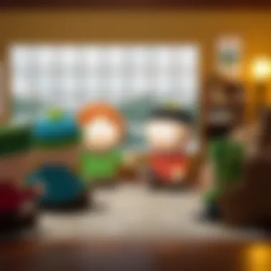Graphic showing viewer engagement with South Park episodes