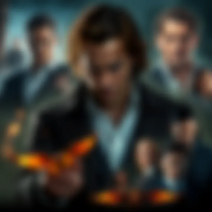 Character Highlights in Constantine Character collage from Constantine series