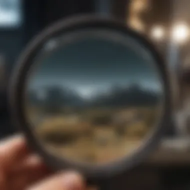 Exploring Euphoria Series Artistic rendering of a magnifying glass on a screen showing Euphoria series