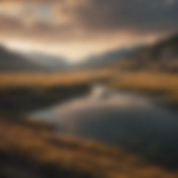 A scenic view of the Montana landscape featured in Yellowstone