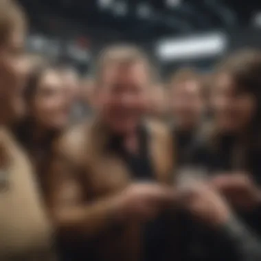 Shatner engaging with fans at a convention