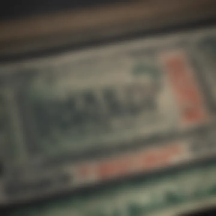 Close-up of a WWE Money in the Bank ticket