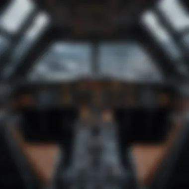 Intricate Cockpit Design of X-wing Starfighter Detailed Close-up of X-wing Fighter Cockpit