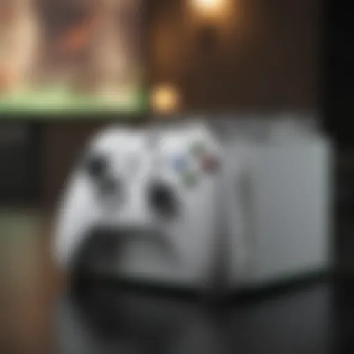 Xbox Series S console in sleek design