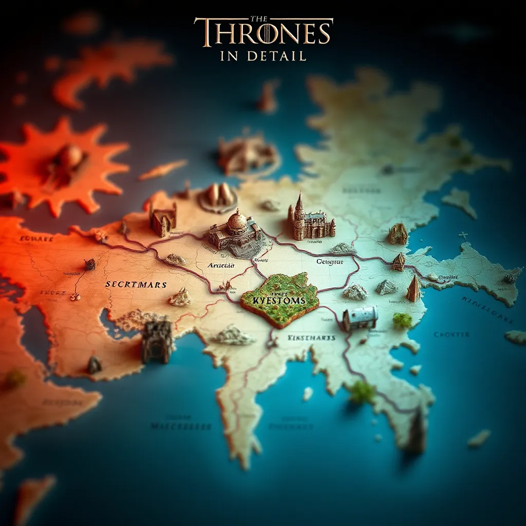 Exploring the Kingdoms of Game of Thrones in Detail